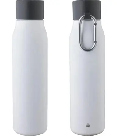 Botella termo de acero inox reciclado 600 ml 6h/9h