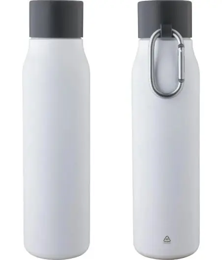 Botella termo de acero inox reciclado 600 ml 6h/9h