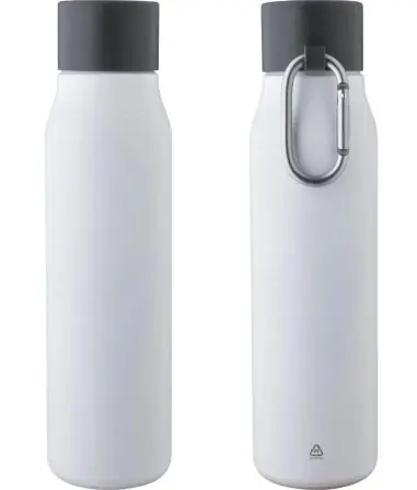Botella termo de acero inox reciclado 600 ml 6h/9h