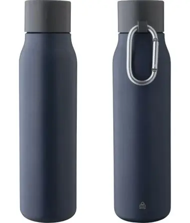 Botella termo de acero inox reciclado 600 ml 6h/9h