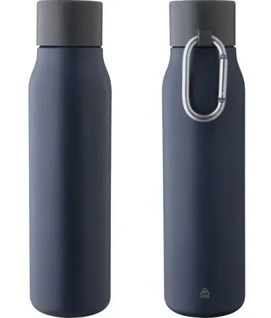 Botella termo de acero inox reciclado 600 ml 6h/9h