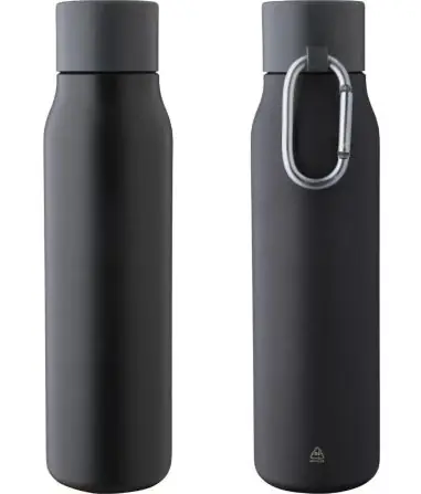 Botella termo de acero inox reciclado 600 ml 6h/9h