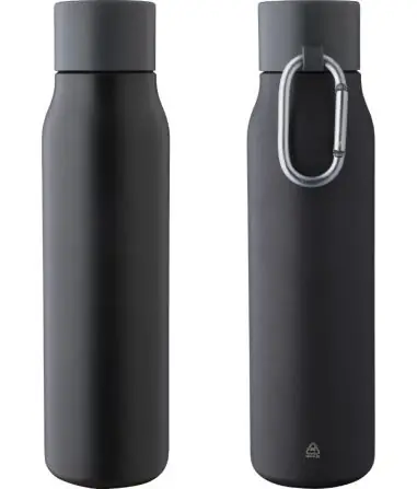 Botella termo de acero inox reciclado 600 ml 6h/9h
