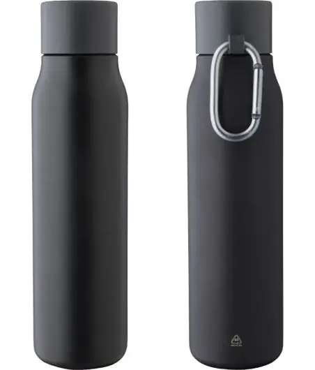 Botella termo de acero inox reciclado 600 ml 6h/9h