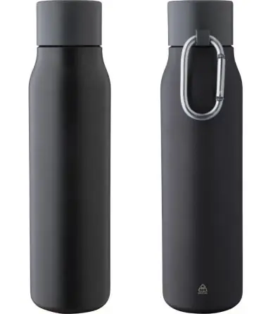 Botella termo de acero inox reciclado 600 ml 6h/9h