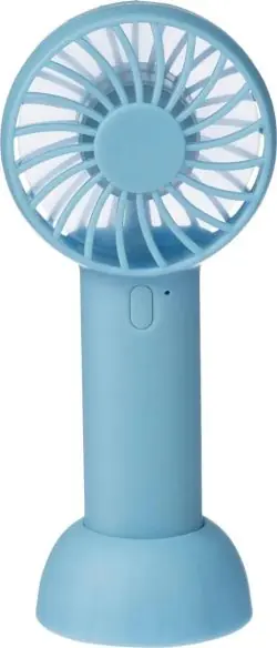 Ventilador mano ABS 600 mAh USB-C soporte plegable