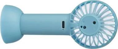 Ventilador mano ABS 600 mAh USB-C soporte plegable