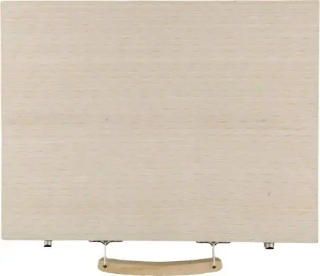 Estuche madera pino con set dibujo 66 piezas