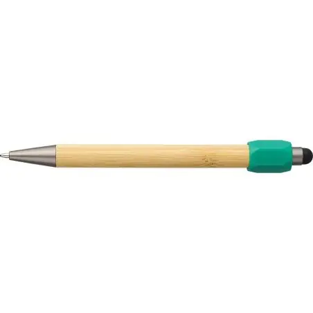 Bolígrafo bambú ABS reciclado spinner puntero 800m