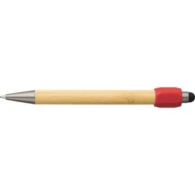 Bolígrafo bambú ABS reciclado spinner puntero 800m
