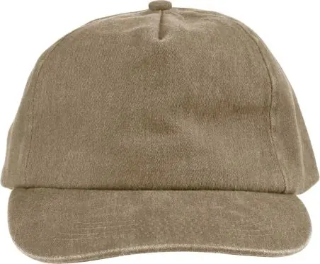 Gorra de algodón 240 g/m² con efecto lavado