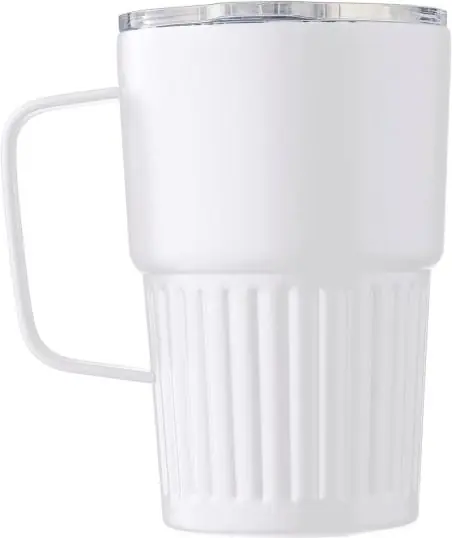 Taza termo inox reciclado 450 ml asa tapa deslizante RCS