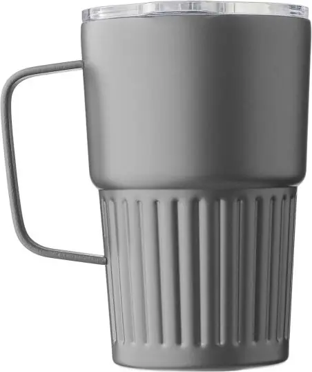 Taza termo inox reciclado 450 ml asa tapa deslizante RCS