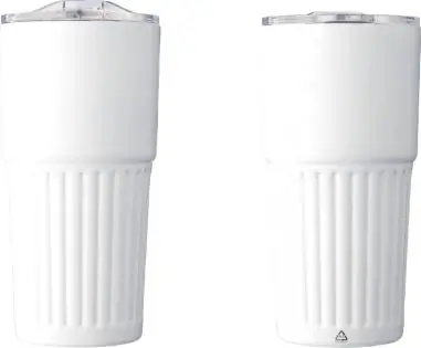 Vaso termo acero reciclado 500 ml con asa