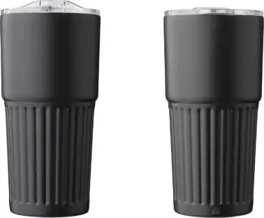 Vaso termo acero reciclado 500 ml con asa