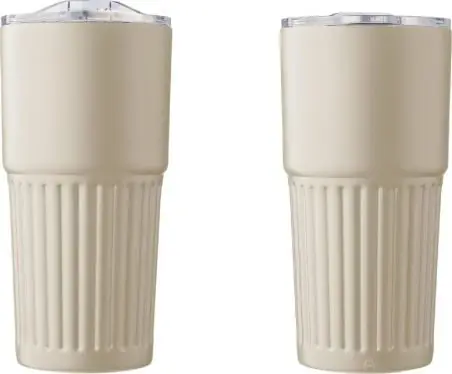 Vaso termo acero reciclado 500 ml con asa