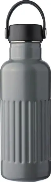 Botella termo acero reciclado 500 ml agarre acanalado