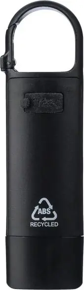 Mini linterna ABS reciclado USB-C 200 mAh