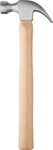 Martillo mango madera de haya cabeza acero funda kraft