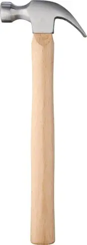 Martillo mango madera de haya cabeza acero funda kraft