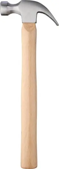 Martillo mango madera de haya cabeza acero funda kraft
