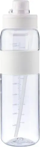 Bidón Tritan 900 ml con pajita plegable