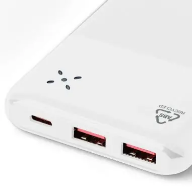 Power bank ABS reciclado 10000 mAh relieve