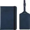 Set porta pasaporte PU reciclado y etiqueta - Imagen 20