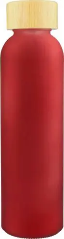 Botella vidrio 500 ml glaseada con bambú