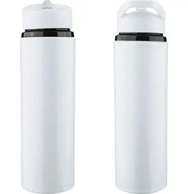 Bidón acero reciclado Zeno 500 ml con pajita