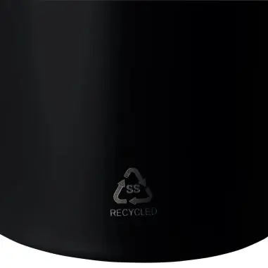 Bidón acero reciclado Zeno 500 ml con pajita
