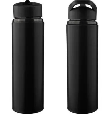 Bidón acero reciclado Zeno 500 ml con pajita