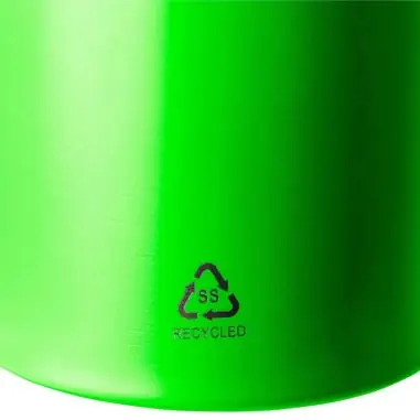 Bidón acero reciclado Zeno 500 ml con pajita