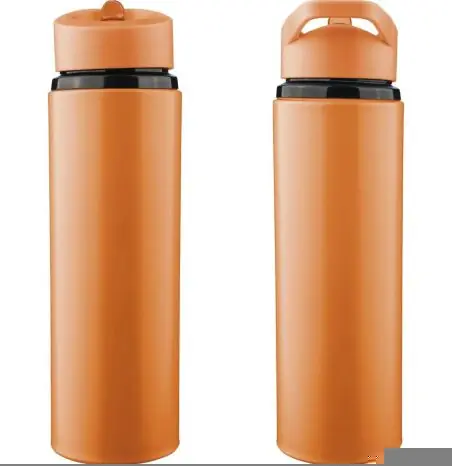 Bidón acero reciclado Zeno 500 ml con pajita
