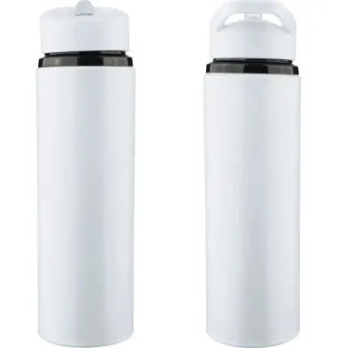 Bidón acero reciclado Zeno 500 ml con pajita