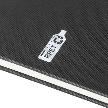 Cuaderno rPET 600D PU A5 80h 70gsm marcapáginas soporte