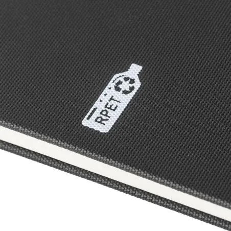 Cuaderno rPET 600D PU A5 80h 70gsm marcapáginas soporte