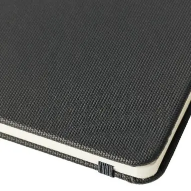 Cuaderno rPET 600D PU A5 80h 70gsm marcapáginas soporte