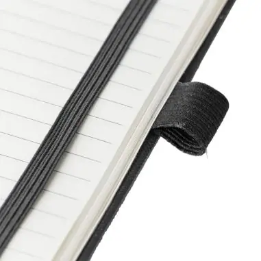 Cuaderno rPET 600D PU A5 80h 70gsm marcapáginas soporte
