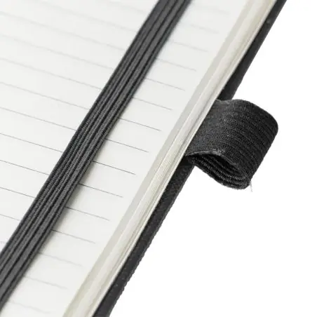 Cuaderno rPET 600D PU A5 80h 70gsm marcapáginas soporte