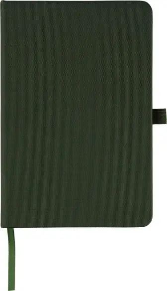 Cuaderno rPET 600D PU A5 80h 70gsm marcapáginas soporte