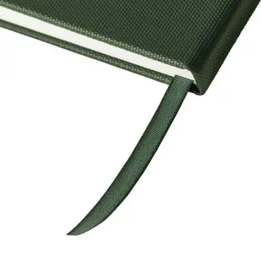 Cuaderno rPET 600D PU A5 80h 70gsm marcapáginas soporte