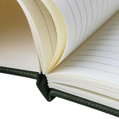 Cuaderno rPET 600D PU A5 80h 70gsm marcapáginas soporte