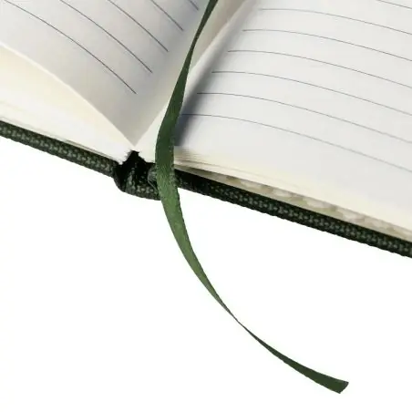Cuaderno rPET 600D PU A5 80h 70gsm marcapáginas soporte