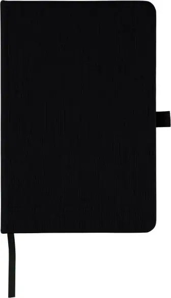 Cuaderno rPET 600D PU A5 80h 70gsm marcapáginas soporte