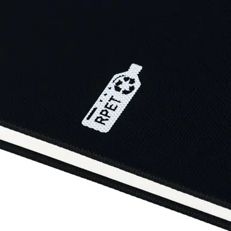 Cuaderno rPET 600D PU A5 80h 70gsm marcapáginas soporte