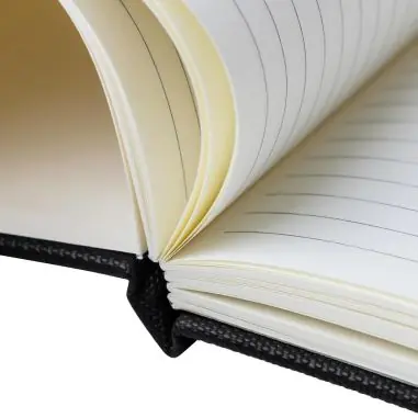 Cuaderno rPET 600D PU A5 80h 70gsm marcapáginas soporte