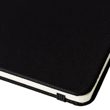 Cuaderno rPET 600D PU A5 80h 70gsm marcapáginas soporte