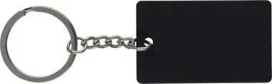 Llavero rectangular de acero inox. reciclado Ecológico Personalizado 101349498