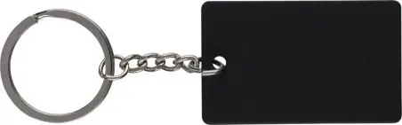 Llavero rectangular de acero inox. reciclado Ecológico Personalizado 101349498